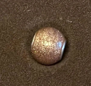 Genuine Pandora Gold Glitter Ball Charm - Picture 1 of 4