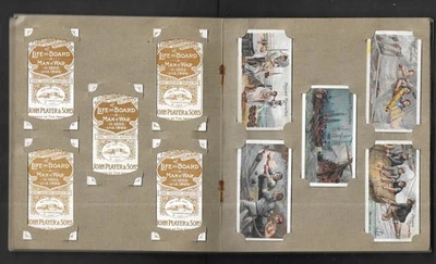 PLAYERS - Life on Board a Man of War 1805-1905 - Set of 50 in Wills 1d Album. - Image 1 of 3