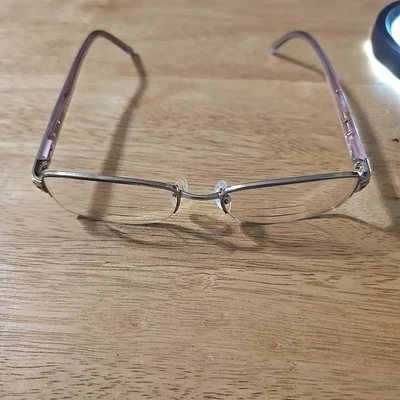 Prada VPR 57M 3AX-1O1 Eyeglasses Pink Tortoise Half Rim Frames Only 52-17-135 - Image 1 of 4