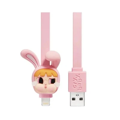 [BLOSSOM🌸🐰]POP MART CRYBABY × Powerpuff1 iphone  Cable Blind Box japan kawaii - Image 1 of 4