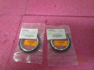 Qty (2) NEW! Oerlikon Leybold Vacuum Pump Centering Ring DN 40 KF AI FPM 18208 - Picture 1 of 5