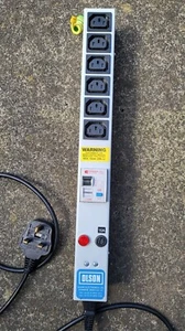 Olson 6 Way 10A PDU With Surge Protection Used. Without Power Cable - Afbeelding 1 van 8