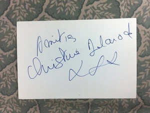 Christine Delaroche - Si Perrault m'était conté - A New World - Autogramm 1967 - Bild 1 von 2