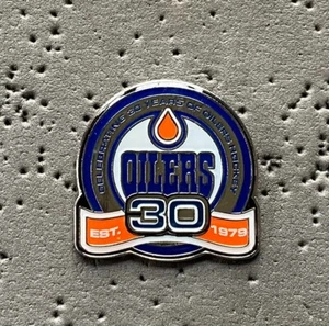 Edmonton Oilers 30 Est. 1979 Celebrating 30 Years of Oilers Hockey NHL Pin - Bild 1 von 2