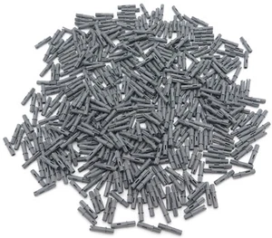 Lego Lot of 500 New Dark Bluish Gray Technic Axle Pins 3L with Friction Ridges - Picture 1 of 1