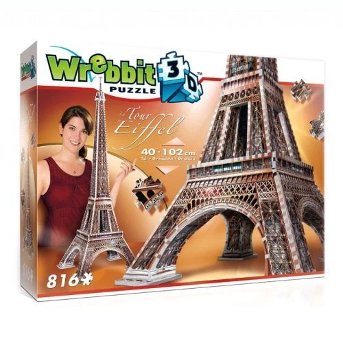 Distrineo WRB02009 Puzzle da 816 Pezzi 3D - La Torre Eiffel - Immagine 1 di 1