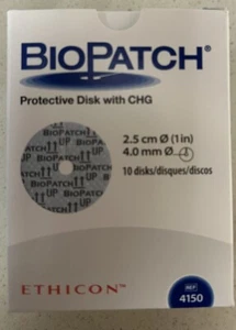 Johnson & Johnson Biopatch antimikrobieller Verband 1" Scheibe 4mm steril latexfrei - Bild 1 von 3