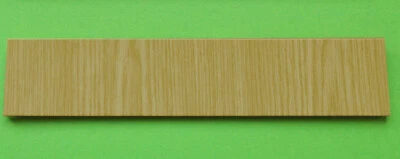 Kunststoff Blende Eiche Hell 50 mm für Gardinenschiene Vorhangschiene per Meter - Bild 1 von 3