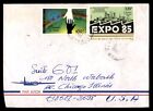 MayfairStamps Ivory Coast 1986 Expo 85 to Chicago IL Air Mail Cover aac_35395