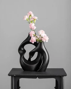 Ceramic Vases Home Décor | Crossed Flower Vase Set | Centerpieces for Table - Picture 1 of 9