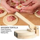 Wood Tortilla Press Dumpling Skin Maker Presser Chapati Roti Taco Corn2143