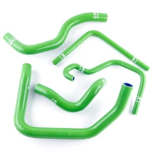 Green Silicone Radiator Coolant Hose FOR 1998-2002 Kawasaki Ninja ZX6R ZX600 - Picture 1 of 17