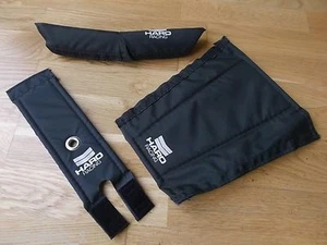 NOS HARO FREESTYLE BLACK PAD SET OLD SCHOOL FOR MASTER or SPORT - Picture 1 of 9