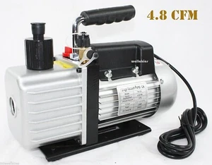 1/3 HP 4.8CFM Rotary Vane Deep Vacuum Pump HVAC Tool For AC R410a R134 R22 etc - Picture 1 of 4