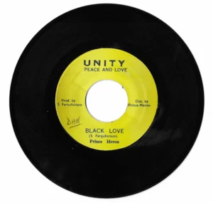 Prince Heron - Black Love JA UNITY, PEACE & LOVE 7", VG+ mp3 - Picture 1 of 2