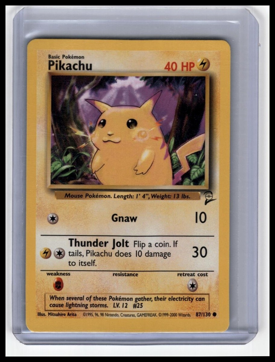 Pikachu yellowcheekピカチュウ 英語版 base set 2 Pikachu yellowcheekピカチュウ 英語版 base set 2 Pikachu