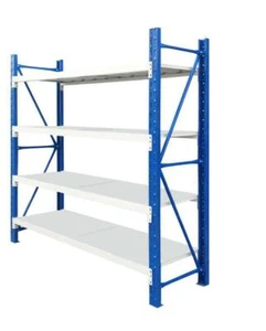2M WAREHOUSE METAL WORKBENCH STORAGE GARAGE SHELVING RACK BENCH SHELF 2020BG -m - Picture 1 of 9