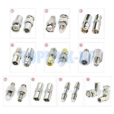 1x FME Male Female to SMA BNC FME Male Female RF Coax Connector Adapter Radio - Image 1 of 2