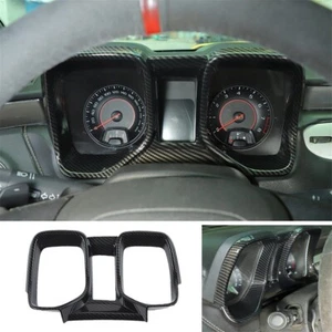 Carbon Fiber ABS Instrument Dashboard Cover Trim for Chevrolet Camaro 2010-2015 - Picture 1 of 14