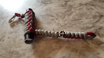 Paracord Flashlight Skull Keychain - Image 1 of 3