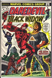 Daredevil #97 BLACK WIDOW-MCU Movie!! 1973 VERY HIGH GRADE W-OW pages!!! - Picture 1 of 3