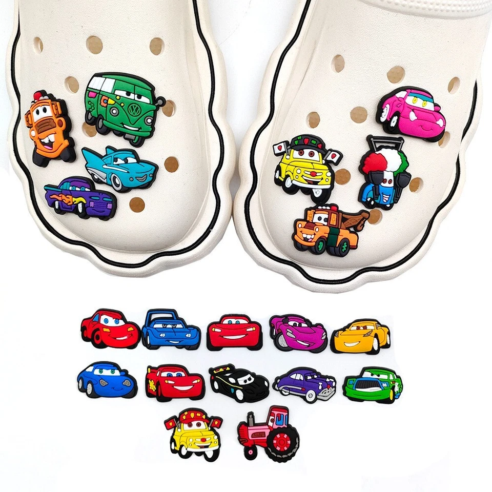 20pcs Disney Cars Shoes Charms Clogs For Croc Jibbitz Sandals Decor - image 1 of 1