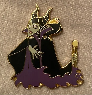 Disney Auctions (P.I.N.S.)-Maleficent With Diablo On Shoulder #3-LE 500 - Image 1 of 2