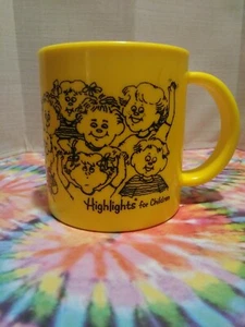 Highlights für Kinder Werbung Becher/Tasse 10 Unzen  Hartplastik extrem selten - Bild 1 von 5
