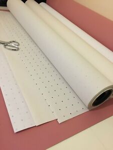 Pattern Cutting Paper & Card  - Spot / Dot & Cross & Plain Tracing-ROLLED TUBES!