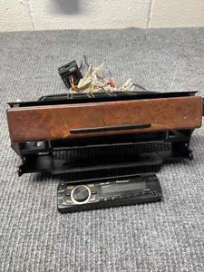 BMW E39 E530I E540I RADIO TRAY WOODEN TRIM BEZEL BRACKET OEM - Picture 1 of 9