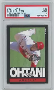 SHOHEI OHTANI (PSA 9) 2021 Topps Throwback Thursday (Variación de fotos SP) TBT #86 - Imagen 1 de 3