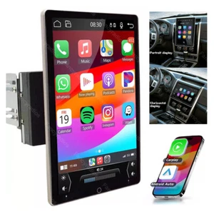 Double 2 Din 10.1" Touch Screen Car Stereo Radio Android 13 Apple Carplay GPS BT - Picture 1 of 14