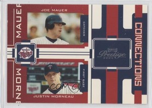 2005 Playoff Prestige Connections Justin Morneau Joe Mauer #C-18