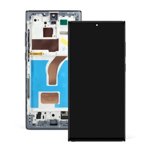 For Samsung Galaxy S22 Ultra LCD Display Touch Screen Digitizer Frame Replace - Bild 1 von 8