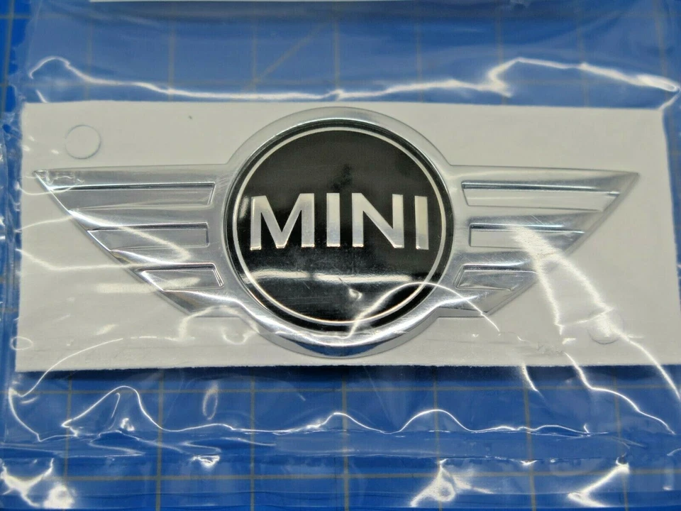 Mini asas emblema frontal fabricante de equipamento original Mini Cooper S R52 R53 2002-2008 51140660106 - Imagem 1 de 3