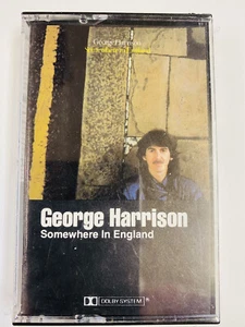 George Harrison 1981 FACTORY SEALED Somewhere In England Cassette Tape NOS  - Picture 1 of 3