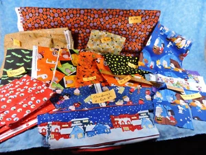 De colección. Lote de Tela-Cacahuetes Halloween, Gran Calabaza, Más + Cacahuetes Navidad - Imagen 1 de 10