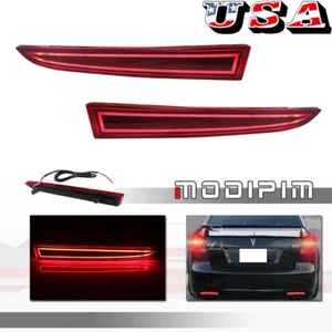For Cadillac ATS XT5 Chevy Camaro Rear Bumper Reflector Lights Red LED Lamps Kit - Foto 1 di 12