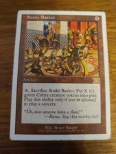 Snake basket Classic Sixth Edition MTG LP/NM