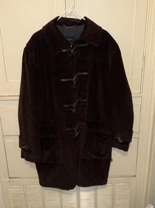 Burberry Vintage Wool Toggle Coat Jacket 52 - Picture 1 of 7