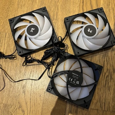 DeepCool RF120 High Brightness RGB LED PC Case Fan 3 Pack  - Image 1 of 4