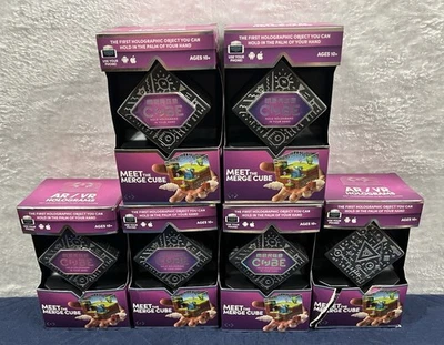 Lote de 8 Cubos Holograma Merge Cube AR VR Modelo ARC-01 Nuevo Caja Abierta Estado Mixto Foto 1 de 4
