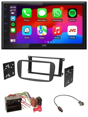 JVC Bluetooth 2DIN MP3 DAB USB Autoradio für Ford Focus C-Max Galaxy ab 2007 sch - Bild 1 von 4