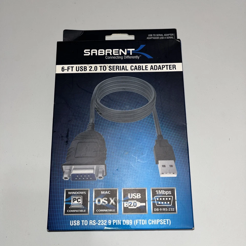 Sabrent USB to Parallel IEEE 1284 Printer Cable Adapter 6ft Centronics 36 Pin