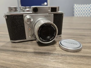 MINOLTA 35 MODEL II CHIYOKO SUPER ROKKOR 50MM F/2.8 M39 LTM JAPAN LEICA COPY - Picture 1 of 7