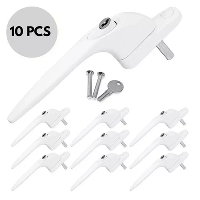 10 x UPVC Window Handle Universal Espag Key Locking For Double Glazing - Image 1 of 4