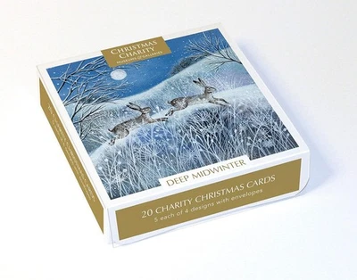 Museums & Galleries - Charity Christmas Cards (XETC221) - Pack of 20, Deep Midw