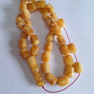 ☀️Natürlicher Baltischer Bernstein Islamisches Gebet 33 Perlen Misbaha Tasbih Rosenkranz 86g gepresst - Bild 1 von 24