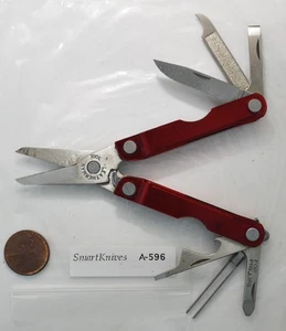 Leatherman Micra EE. UU. (policarbonato rojo)- usado, muy bueno #A596 - Imagen 1 de 6