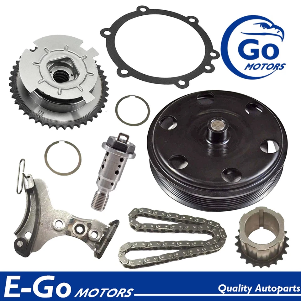 Timing Chain Kit VVT Valve Water Pump Fit GMC Chevrolet Sierra Silverado V8 6.2L - Image 1 of 4